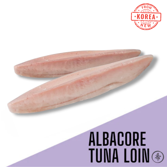 FROZEN ALBACORE TUNA LOIN 22LBS