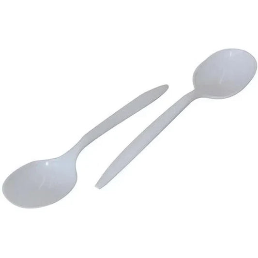 PP SOUP SPOONS WHITE 1000PCS/CS