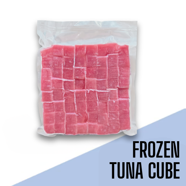 NEW FROZEN TUNA POKE CUBE 1LB 10/CS